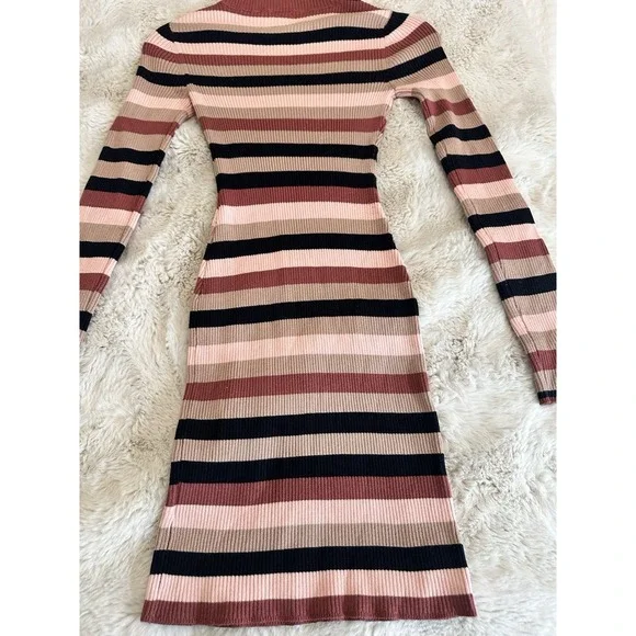 Derek Heart ribbed knit bodycon dress with long sleeves Size‎ S - Picture 8 of 15